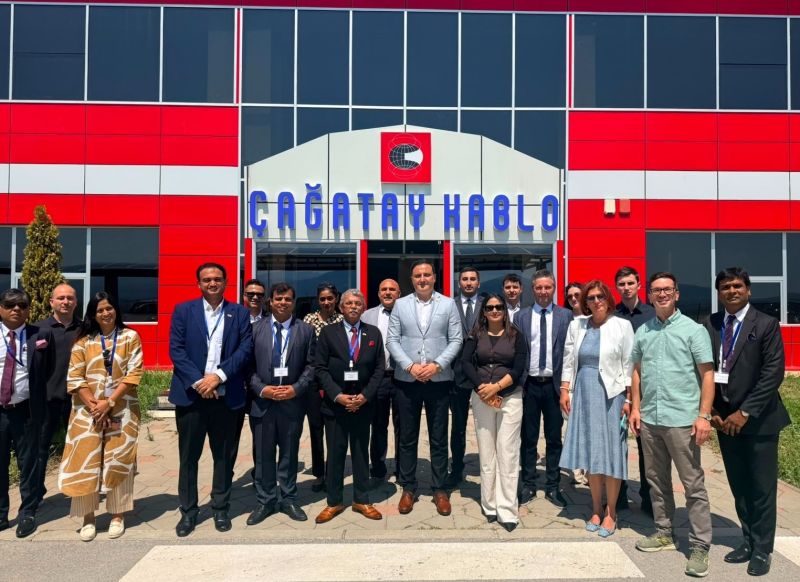 ASSOCHAM delegation at the Technological Industrial Development Zone in Bunardzik, North Macedonia