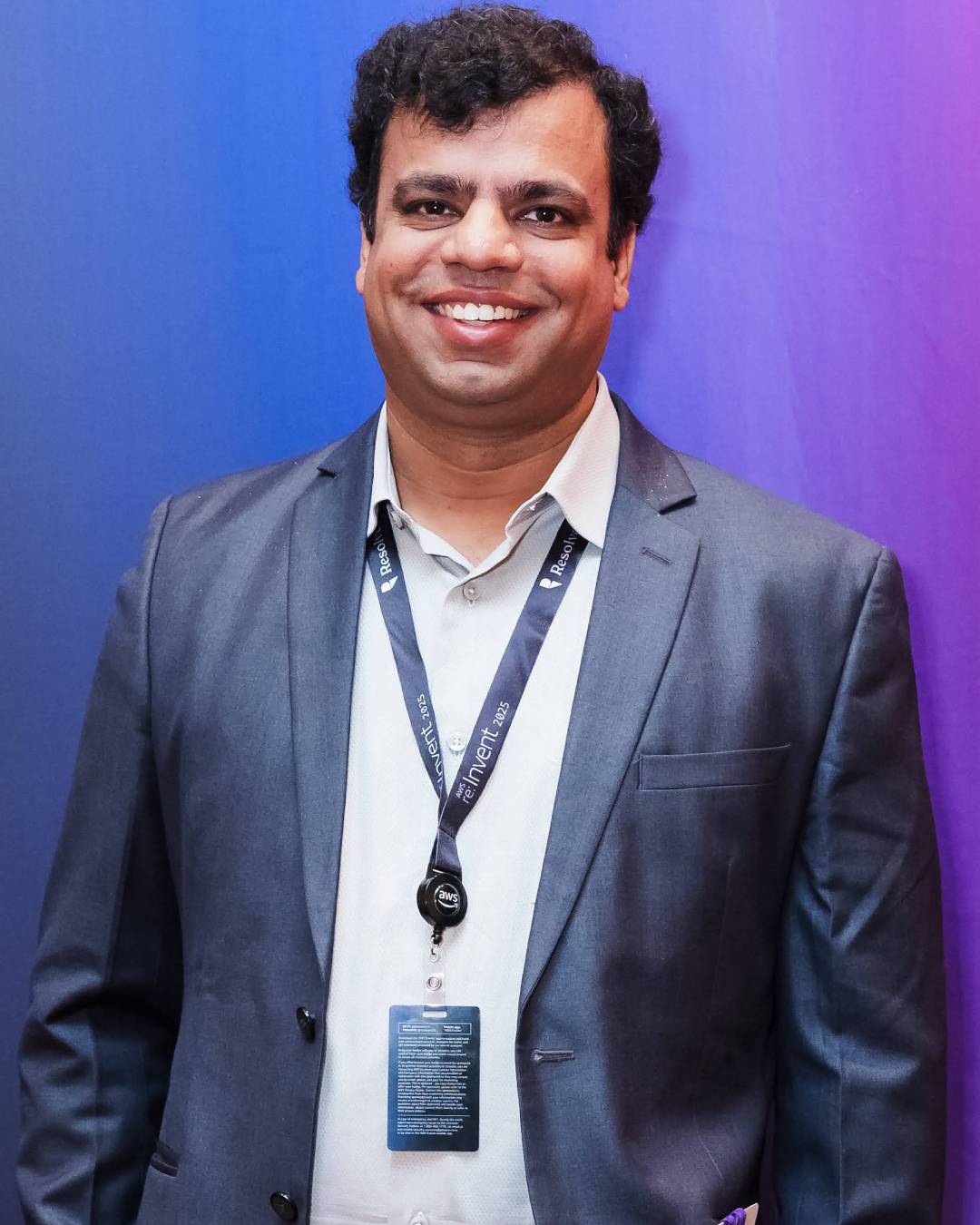 Ankit Dhir, Founder and CEO of HabileLabs, at AWS re:Invent 2025