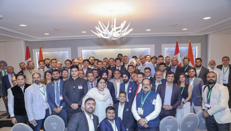 Reception hosted by the Consulate General of India in Toronto for the visiting delegation